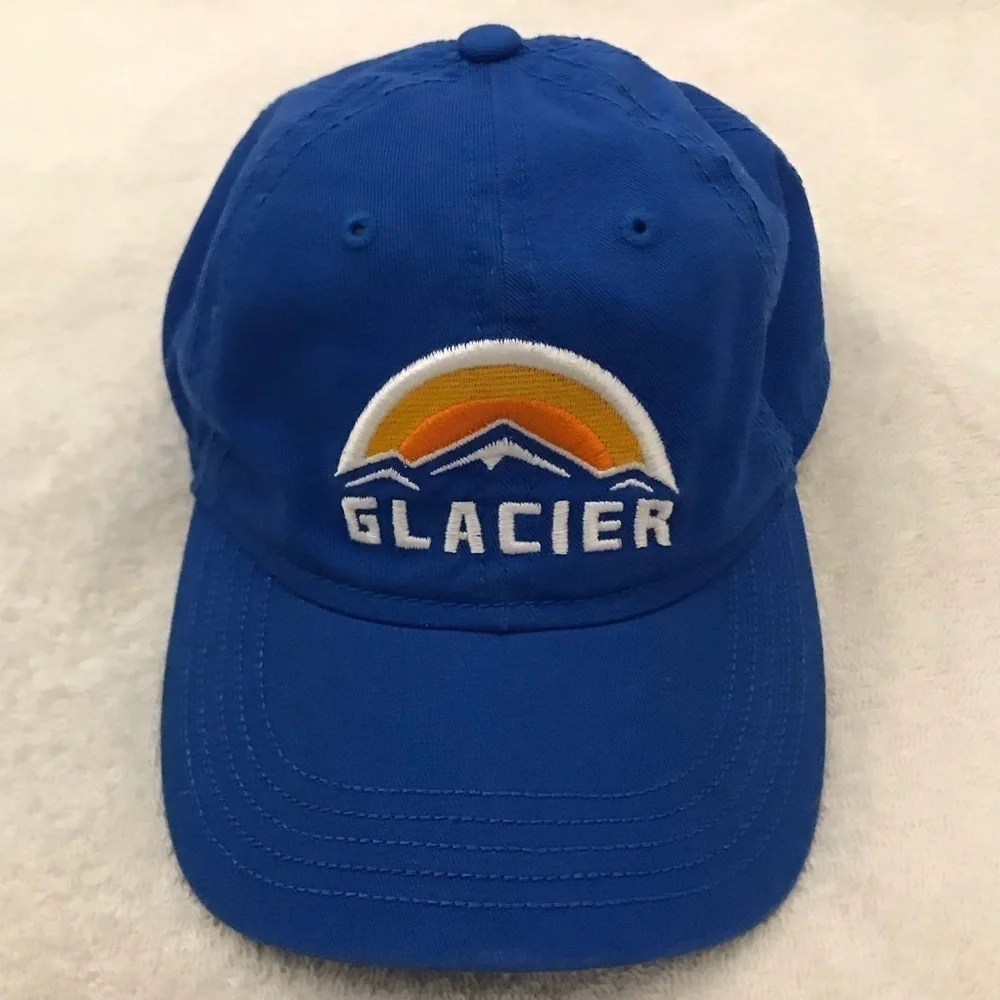 Ouray Sportswear for Glacier National Park Youth Adjustable Blue Ball Cap